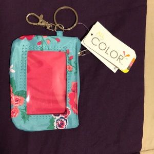 All for Color Zip wallet and crab keychain